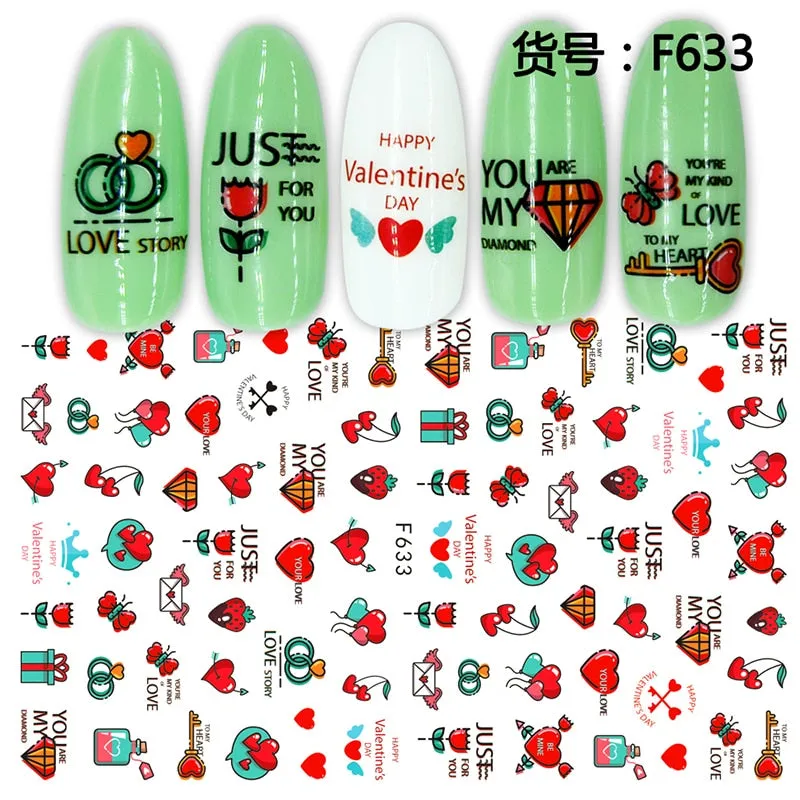 1Pcs Graffiti Designer Gel Polish Nail Sticker Decals Sliders Paper Nail Art Decoration Accessories Manicure Tattoos DIY
