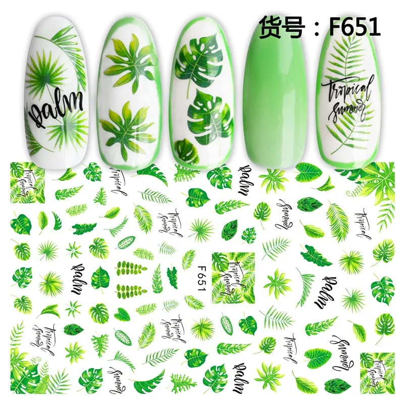 1Pcs Graffiti Designer Gel Polish Nail Sticker Decals Sliders Paper Nail Art Decoration Accessories Manicure Tattoos DIY