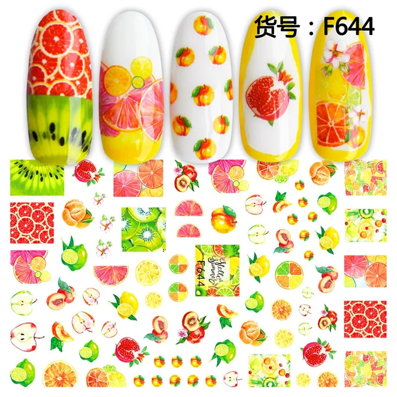 1Pcs Graffiti Designer Gel Polish Nail Sticker Decals Sliders Paper Nail Art Decoration Accessories Manicure Tattoos DIY