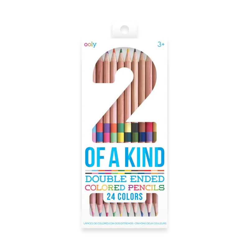 2-in-1 Double Ended Colored Pencils