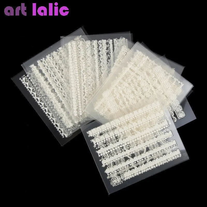 3D Mix Design Nail Art Decals