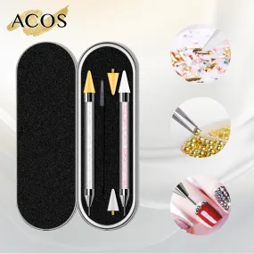 ACOS Dual-ended Nail Rhinestone Studs Picker (2pcs/pack)