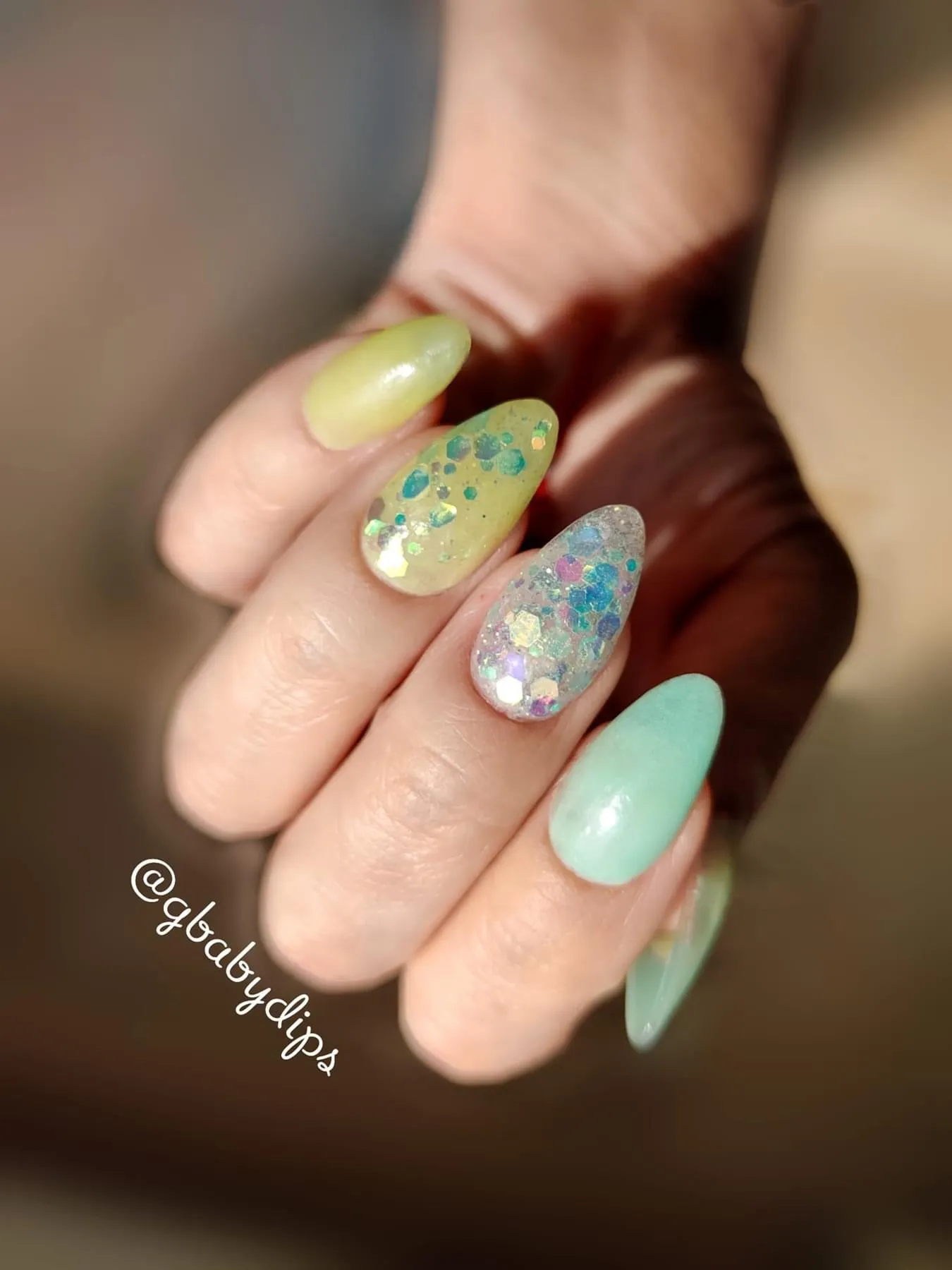 April Showers- Glow Dip Powder