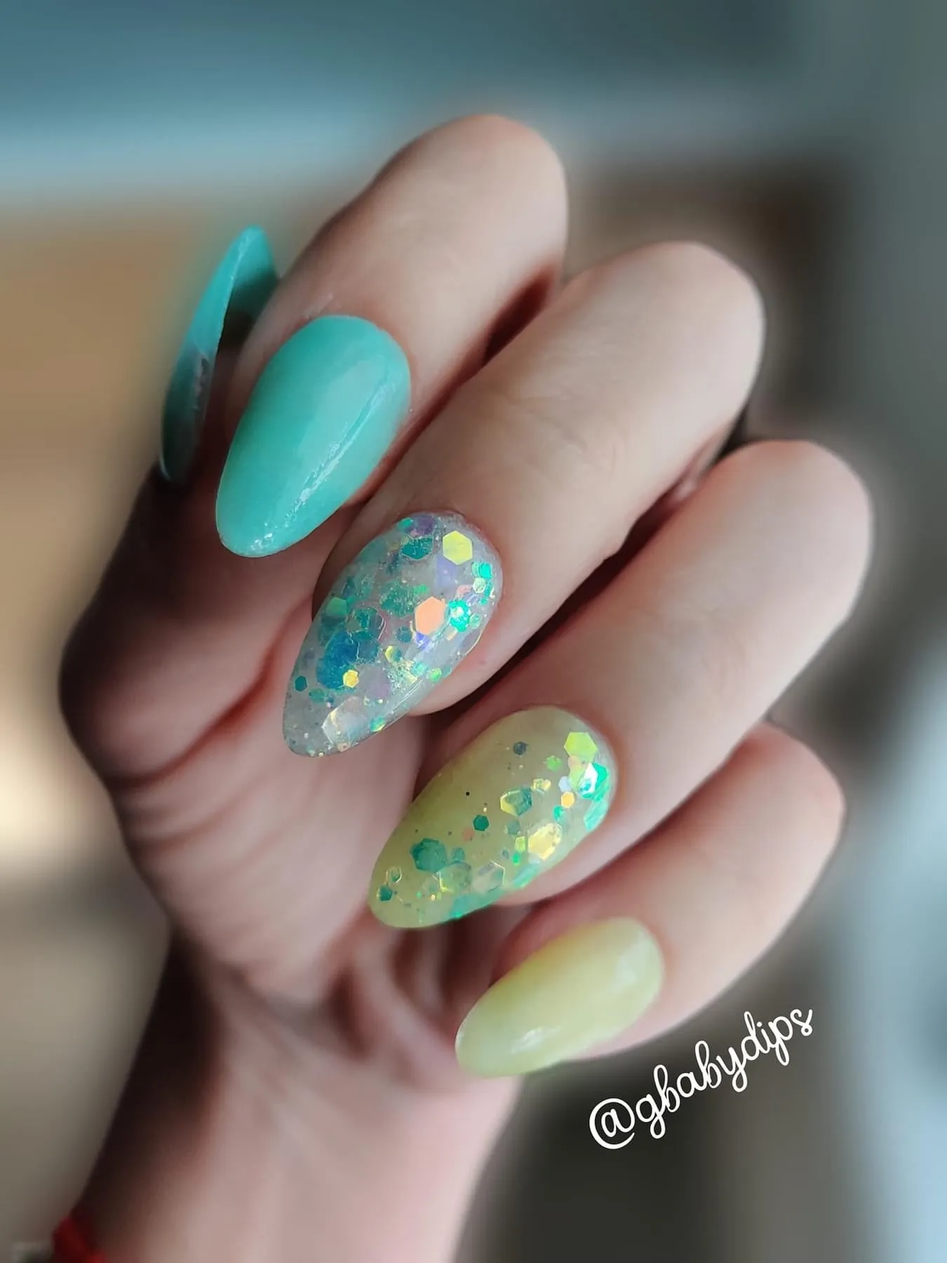 April Showers- Glow Dip Powder