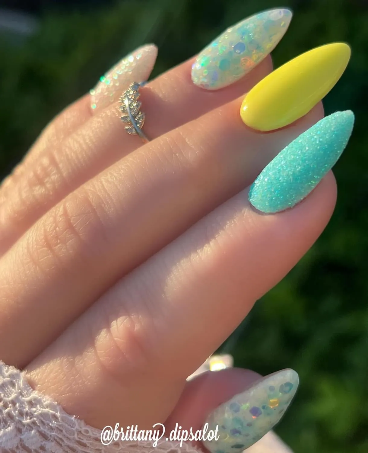 April Showers- Glow Dip Powder