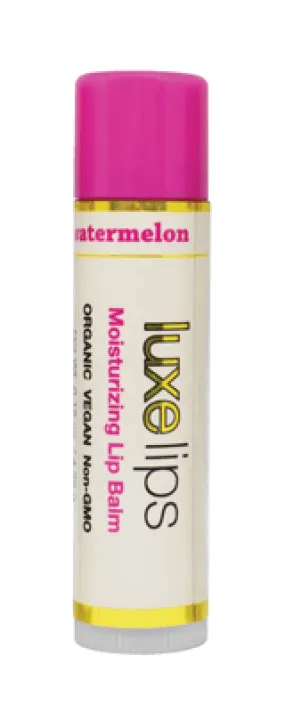 Beeswax Free, Nut Free Lip Balm - Luxe Lips - Wacky Watermelon