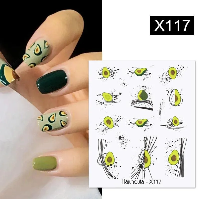 Blooming Butterfly Floral Nail Art Sticker: Intricate Design, Easy Application, Transform Nails