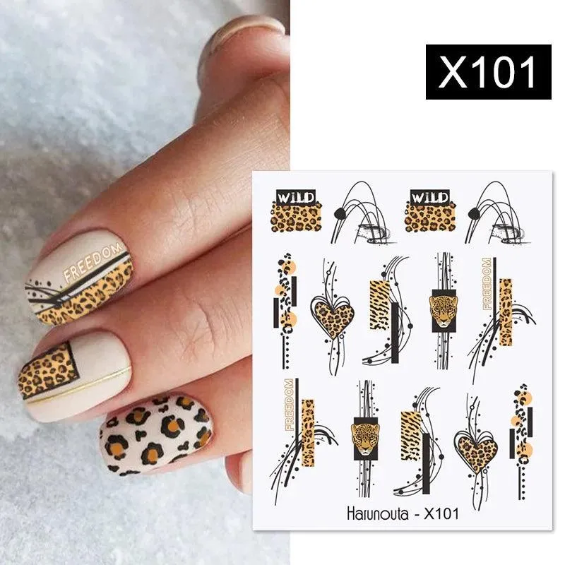 Blooming Butterfly Floral Nail Art Sticker: Intricate Design, Easy Application, Transform Nails