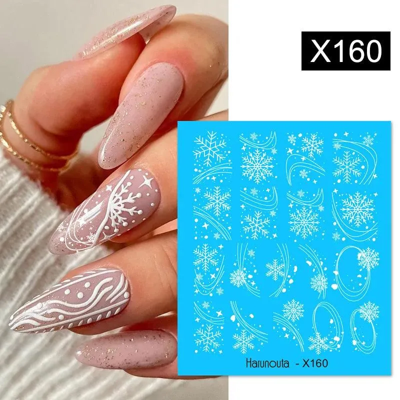 Blooming Butterfly Floral Nail Art Sticker: Intricate Design, Easy Application, Transform Nails