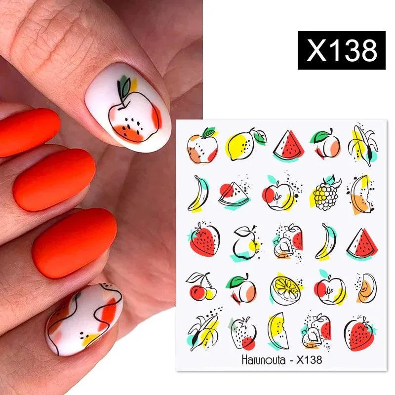 Blooming Butterfly Floral Nail Art Sticker: Intricate Design, Easy Application, Transform Nails