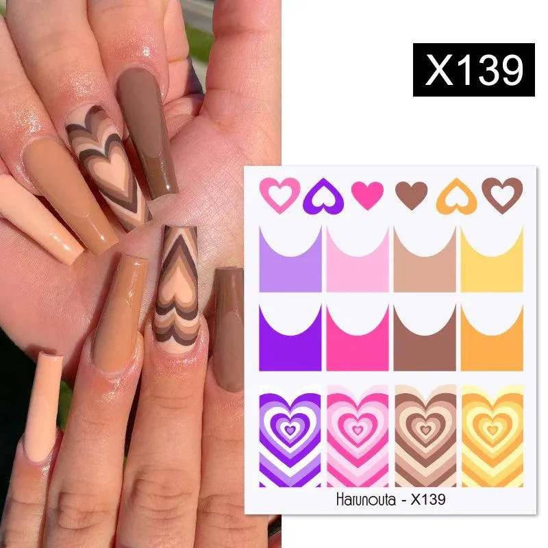 Blooming Butterfly Floral Nail Art Sticker: Intricate Design, Easy Application, Transform Nails