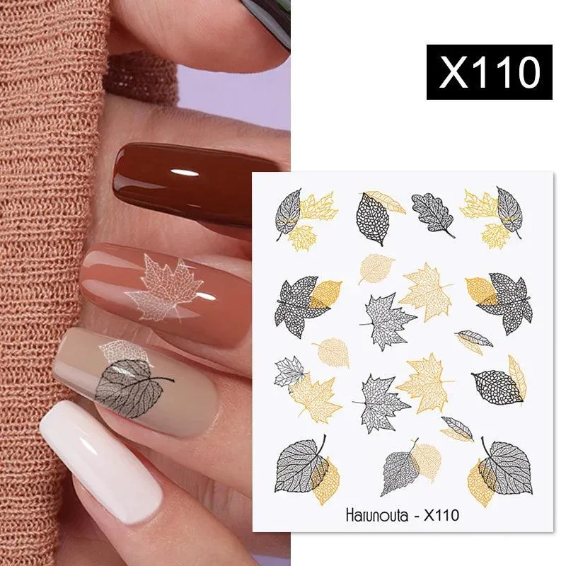 Blooming Butterfly Floral Nail Art Sticker: Intricate Design, Easy Application, Transform Nails