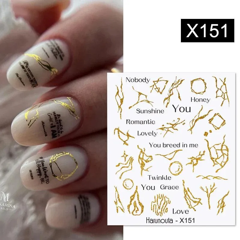 Blooming Butterfly Floral Nail Art Sticker: Intricate Design, Easy Application, Transform Nails