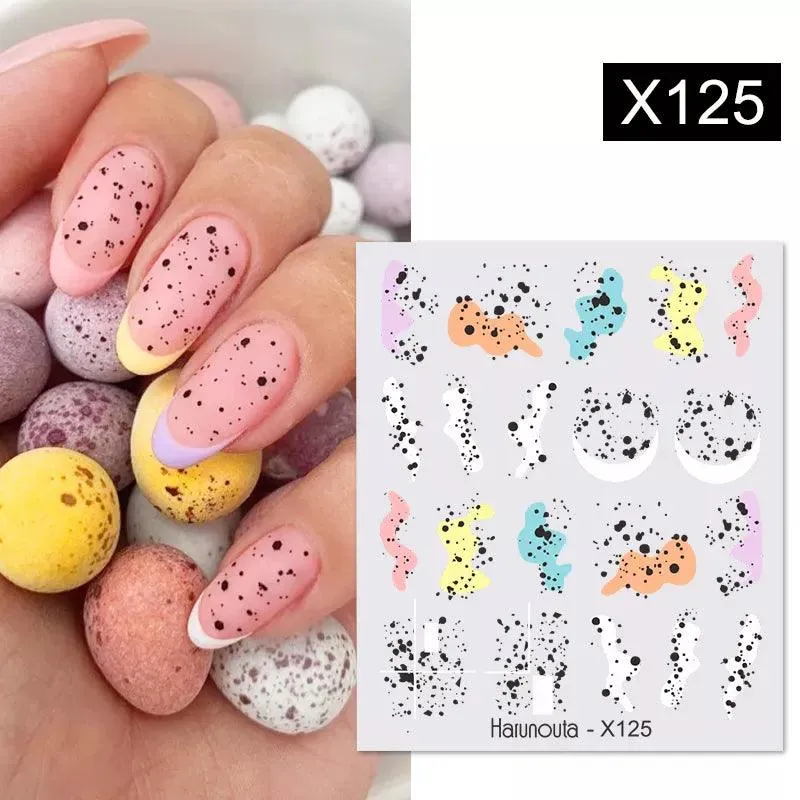 Blooming Butterfly Floral Nail Art Sticker: Intricate Design, Easy Application, Transform Nails