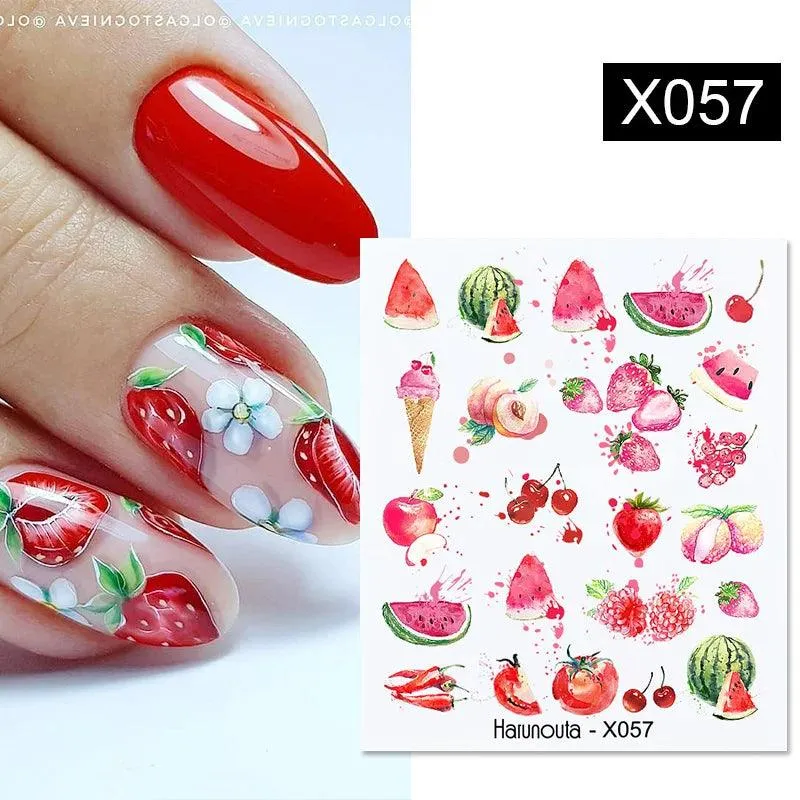 Blooming Butterfly Floral Nail Art Sticker: Intricate Design, Easy Application, Transform Nails