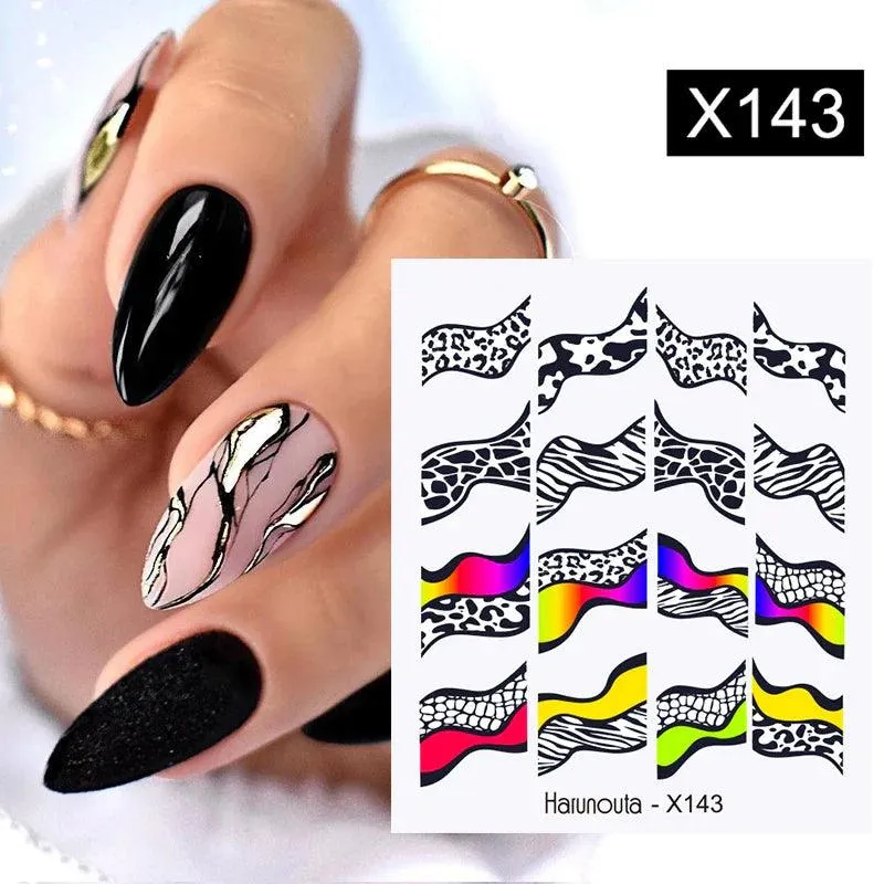 Blooming Butterfly Floral Nail Art Sticker: Intricate Design, Easy Application, Transform Nails