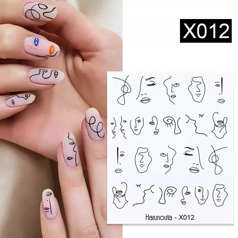 Blooming Butterfly Floral Nail Art Sticker: Intricate Design, Easy Application, Transform Nails