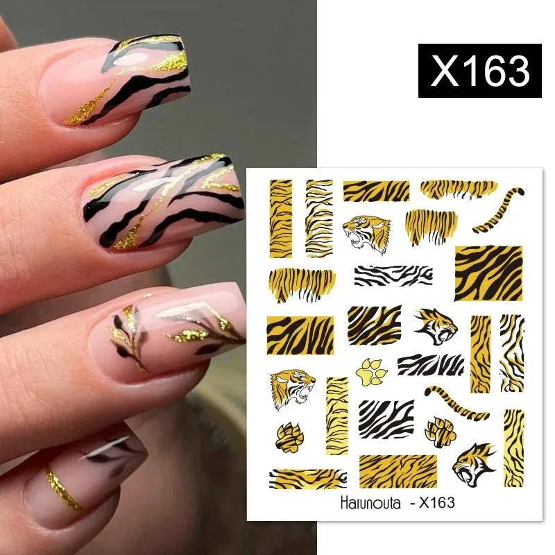 Blooming Butterfly Floral Nail Art Sticker: Intricate Design, Easy Application, Transform Nails