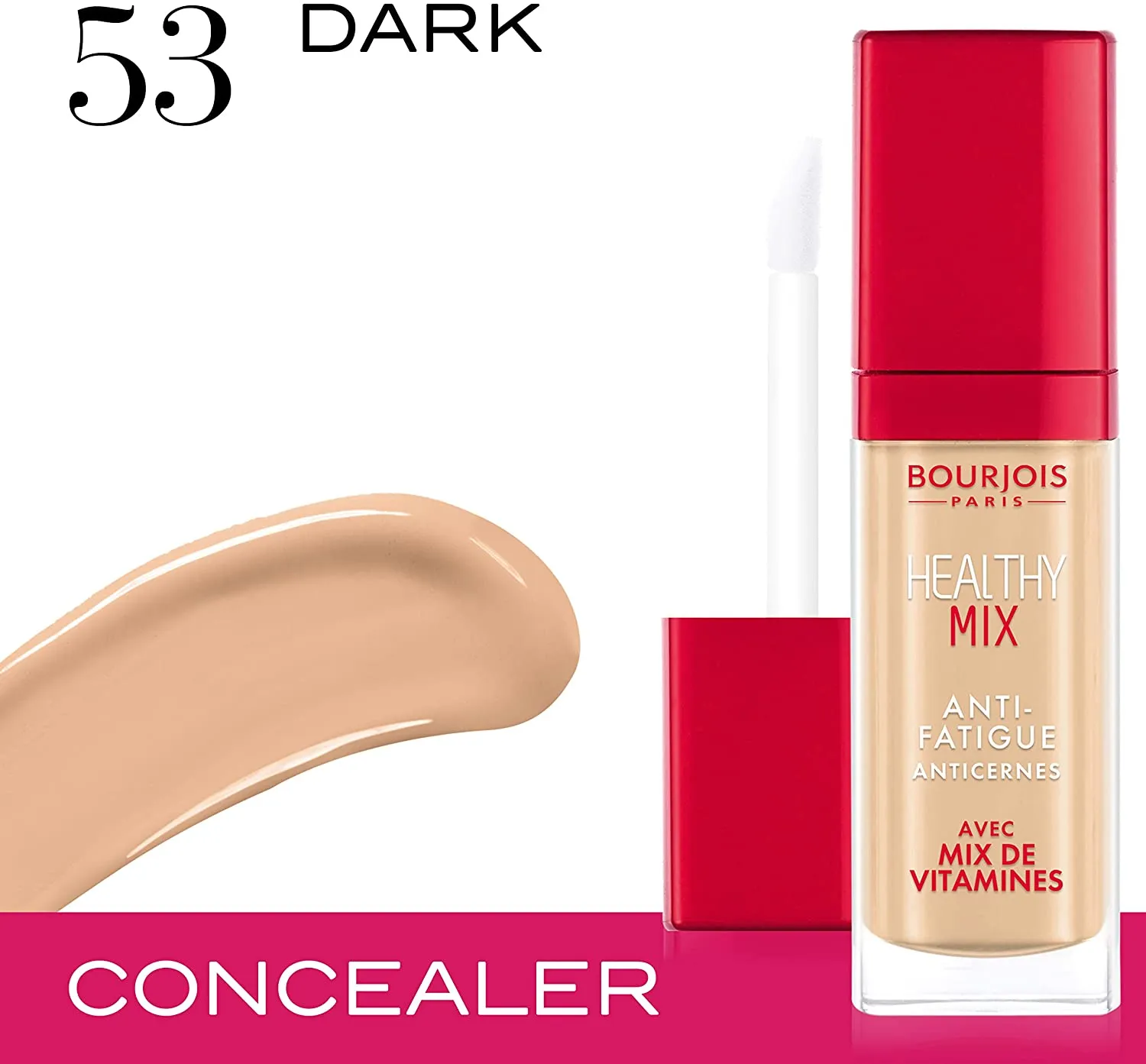Bourjois Healthy Mix Anti-Fatigue Concealer 53 Dark