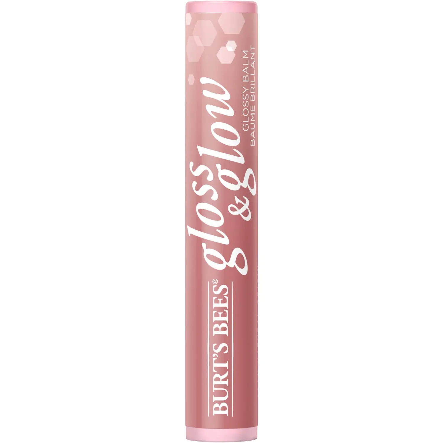 Burt's Bees Gloss and Glow Glossy Balm 100% Natural Origin, Chai Time, 1 Tube, Pink