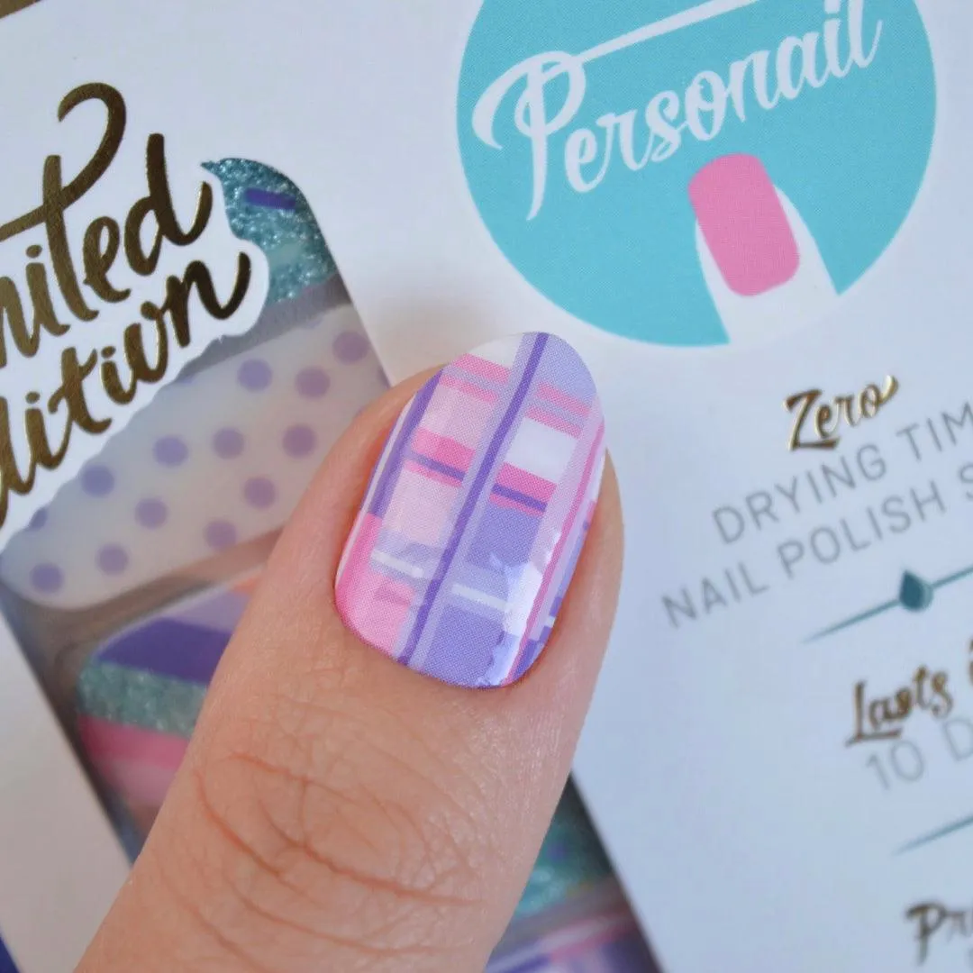Carnival Whimsy Kaleidoscope Nail Wraps