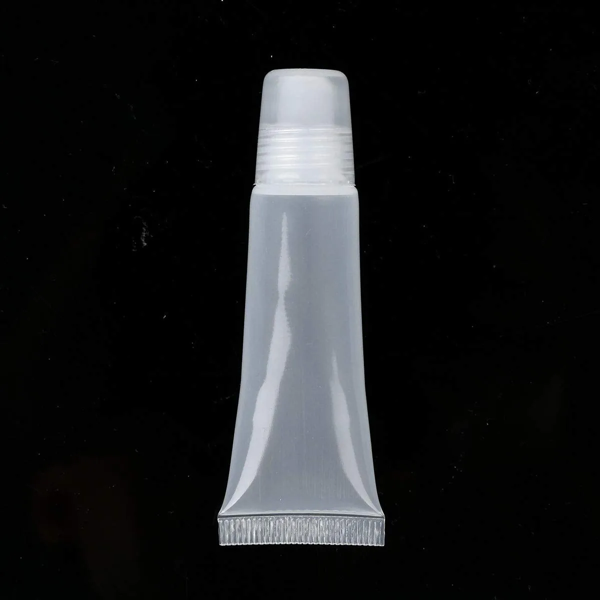 CHICTRY 10Pcs 10ml Mini Clear Lip Gloss Balm Tubes Refillable Empty Tube Soft Cosmetic Containers for DIY Lip Gloss Balm Clear One Size