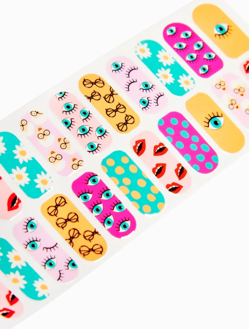 Ciaté London x Iris Apfel The Cheat Sheets Nail Wraps