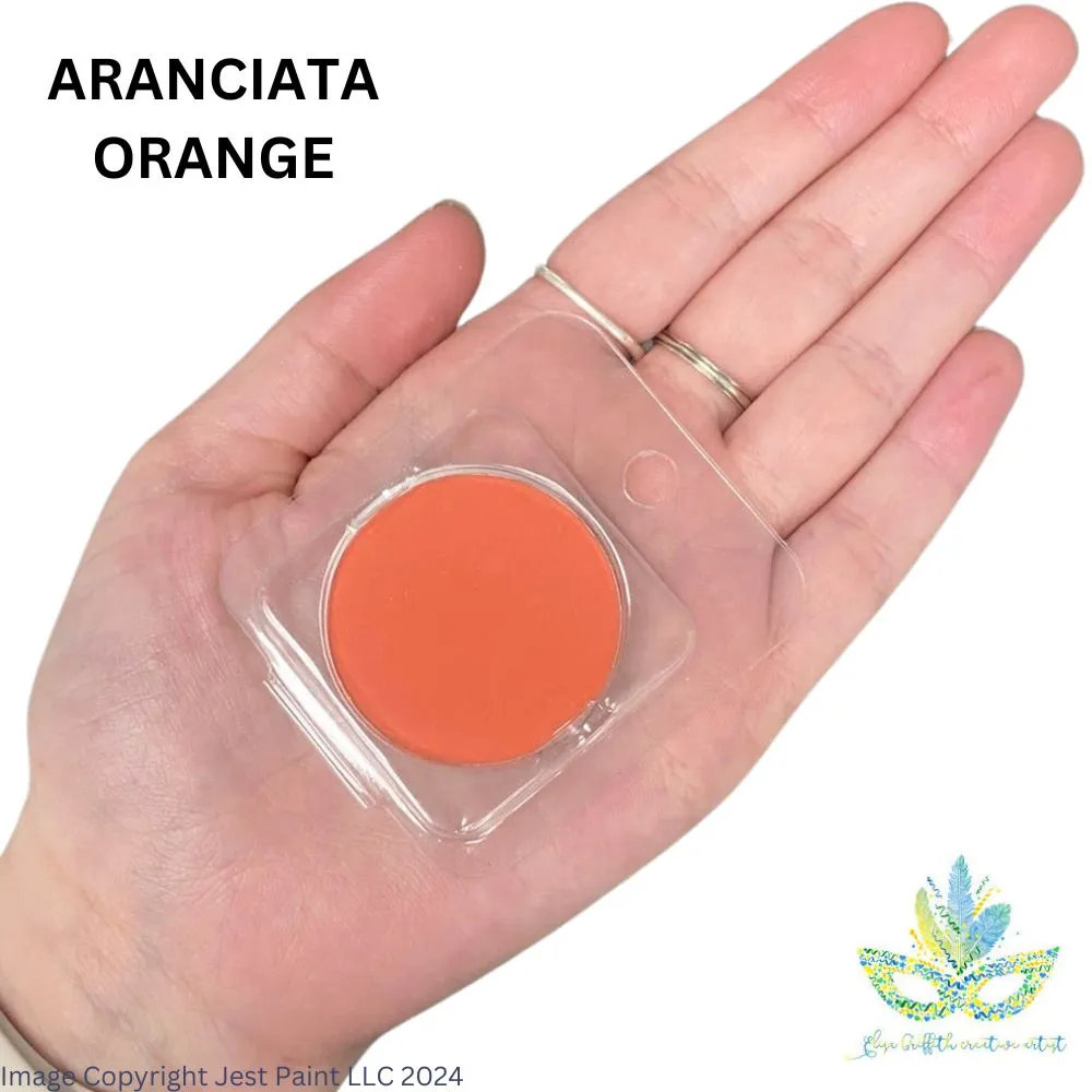 Color Me Pro Face Painting Powder by Elisa Griffith | Matte Aranciata Orange (3.5 gr)