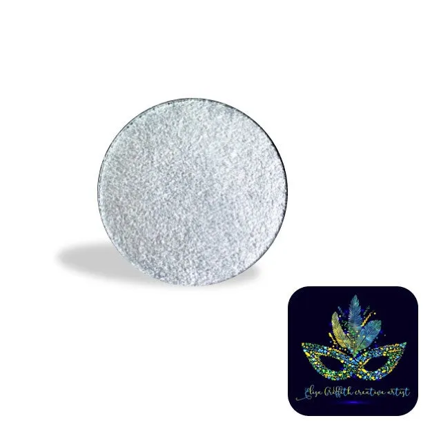 Color Me Pro Face Painting Powder by Elisa Griffith | Metallic Silver Bling (3.5 gr)