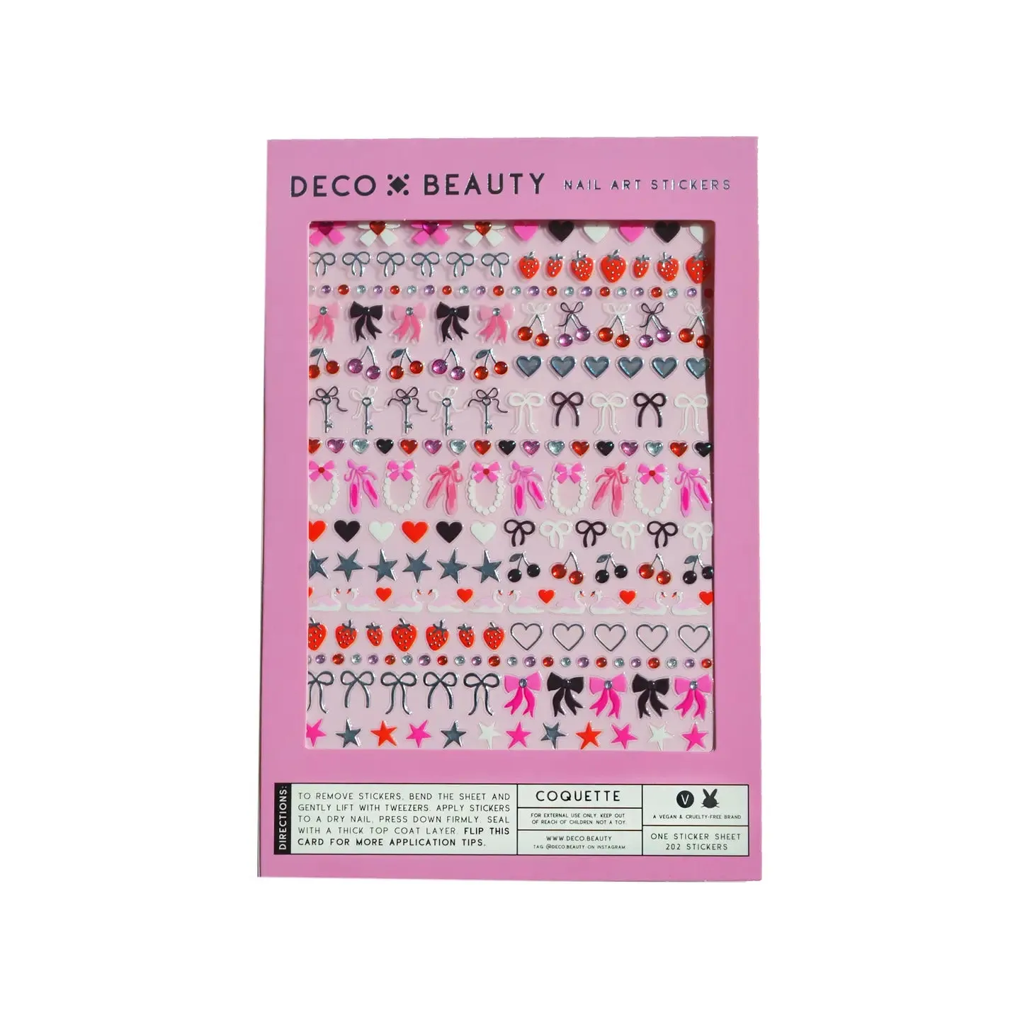 Coquette Nail Stickers by Deco Beauty