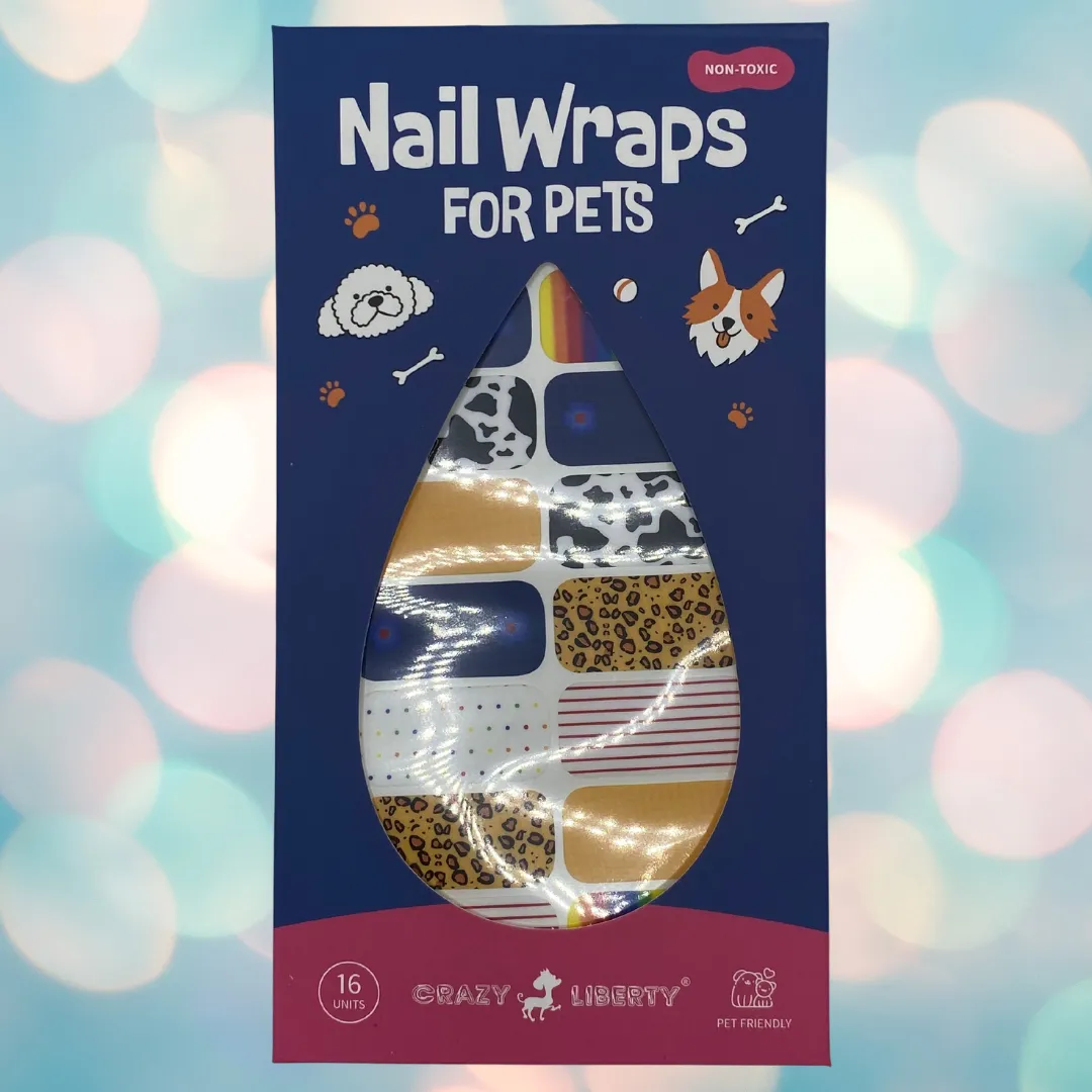 Crazy Liberty Pet Nail Wraps