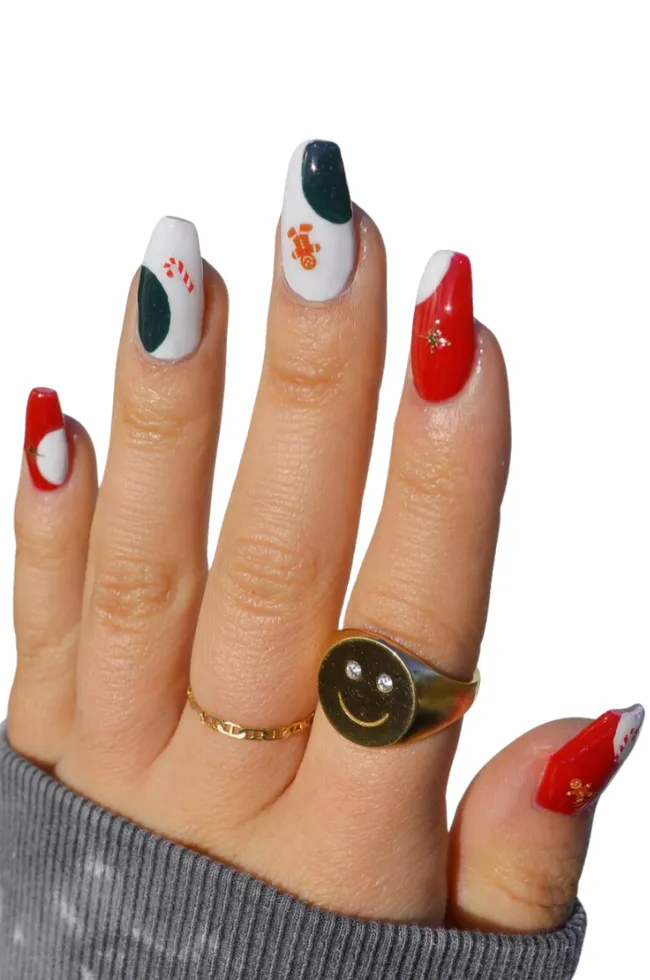 Deck the Halls Nail Art Stickers