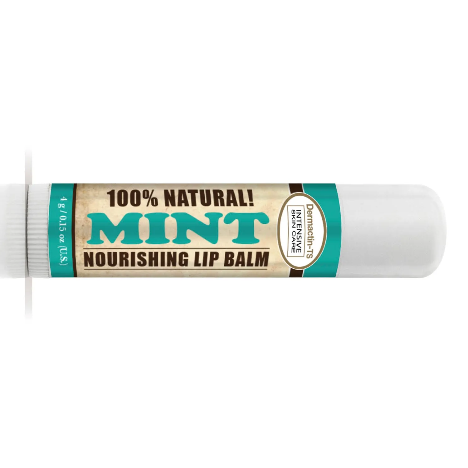 Dermactin-TS 100% Natural Lip Balm - Peppermint  (3-Pack)