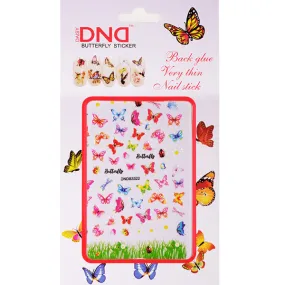 DND Nail Art - Butterfly Stickers #322