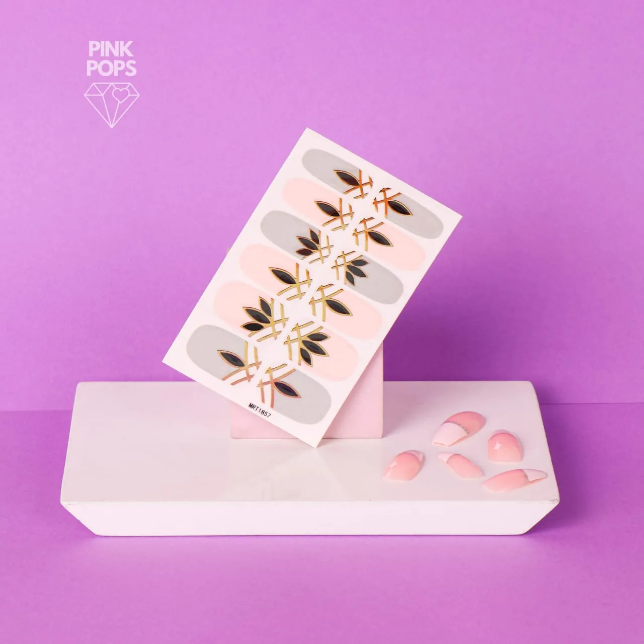 Dreamy Leaf Nail Art Stickers