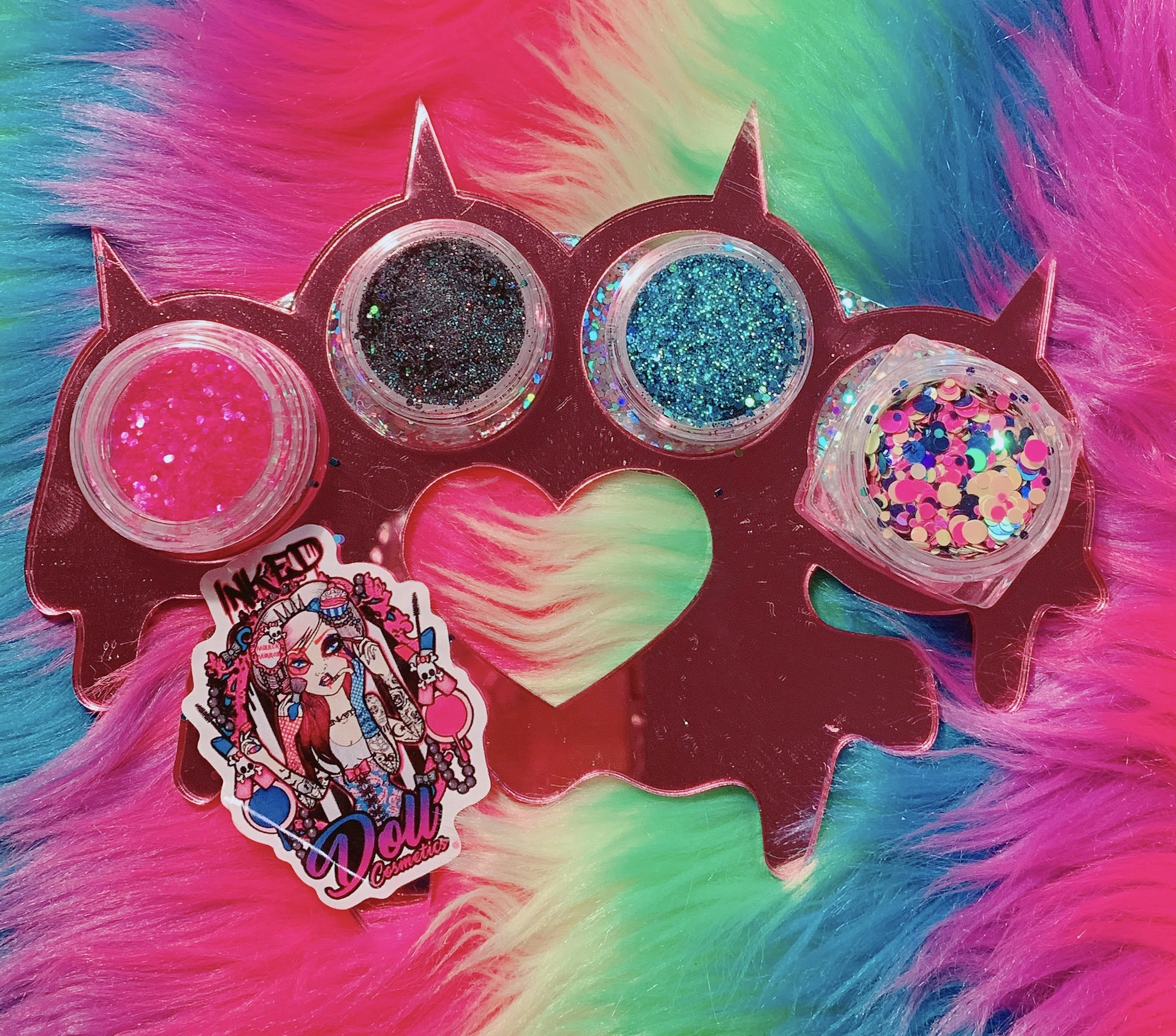 *ELECTRIC CIRCUS!* New Glitter Knuckleduster Pallette