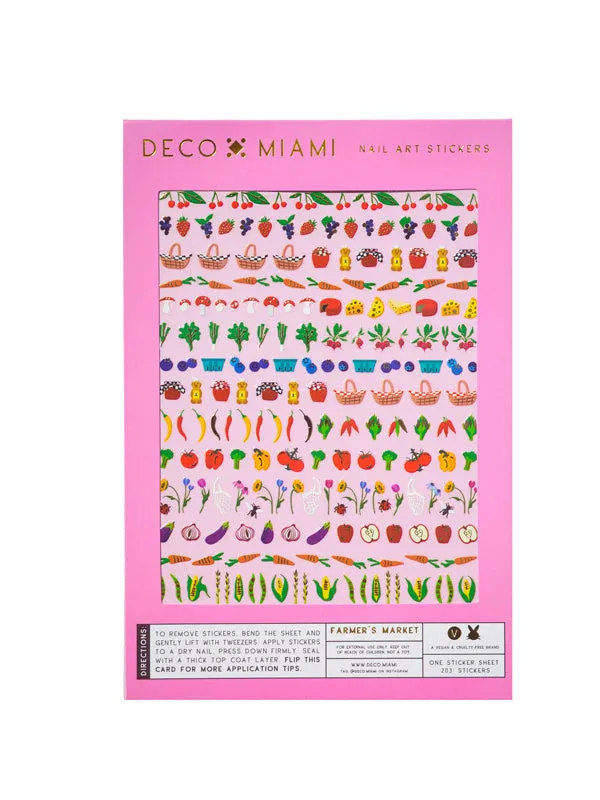 Farmer's Market Nail Stickers