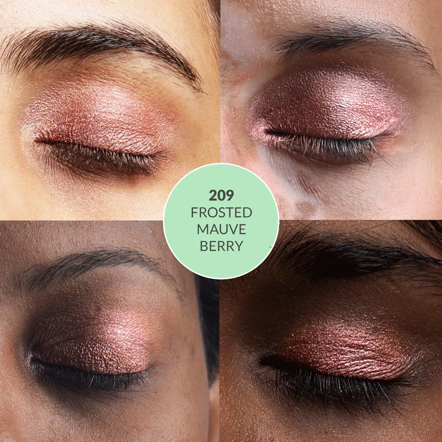 Frosted Mauve Berry 209 - Eyeshadow, No Talc | Intense Color | With Soothing Plant Oils | Ultra-Smooth