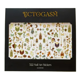 Illuminated Medieval Nail Stickers