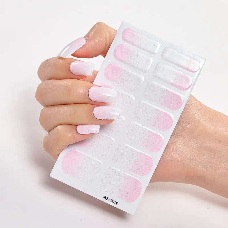Joskaa-Full Cover Nail Stickers Nail Polish Nail Decoration Nails Sticker Designer Self Adhesive Nail Sticker Creative Nail Art Sticker