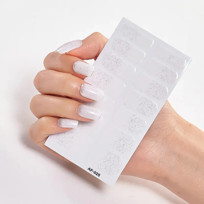 Joskaa-Full Cover Nail Stickers Nail Polish Nail Decoration Nails Sticker Designer Self Adhesive Nail Sticker Creative Nail Art Sticker