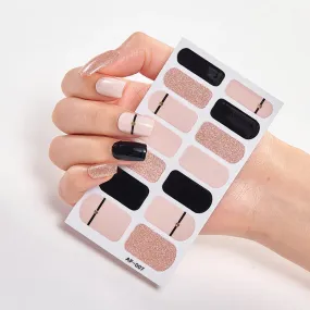 Joskaa-Full Cover Nail Stickers Nail Polish Nail Decoration Nails Sticker Designer Self Adhesive Nail Sticker Creative Nail Art Sticker