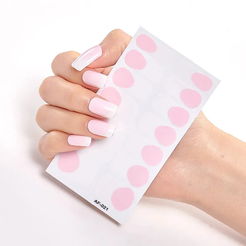 Joskaa-Full Cover Nail Stickers Nail Polish Nail Decoration Nails Sticker Designer Self Adhesive Nail Sticker Creative Nail Art Sticker