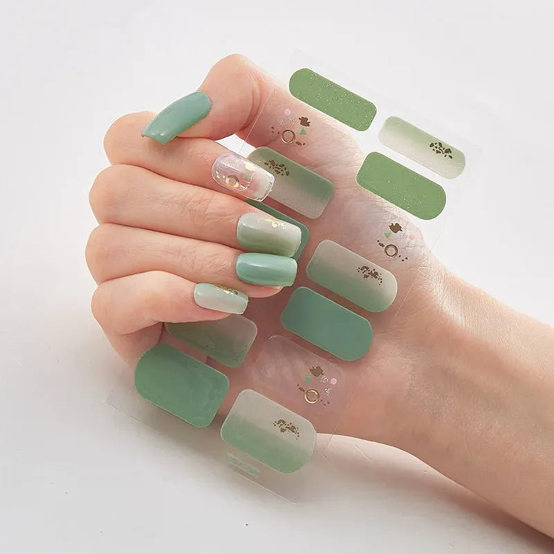 Joskaa-Solid Colors And Creative Nail Art Nail Wraps DIY Nail Adhesive  Creative Sticker For Nails Nails Sticker Designer Women Salon