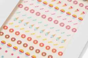🍬Kids Confetti Nail Art Decals🍬