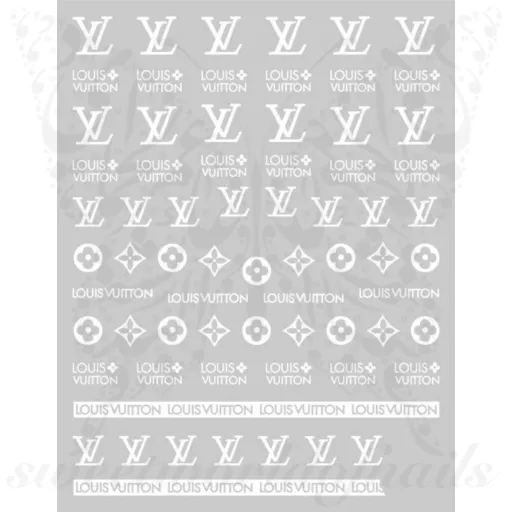 L Metallic Nail Stickers