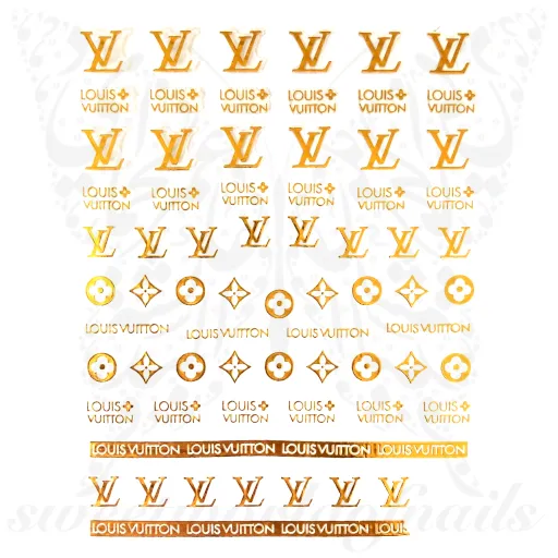 L Metallic Nail Stickers