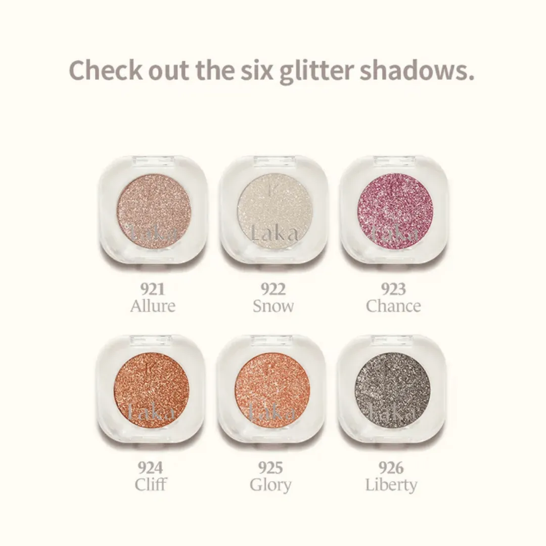 Laka Mono Glitter Eyeshadow ( 4 Shades )