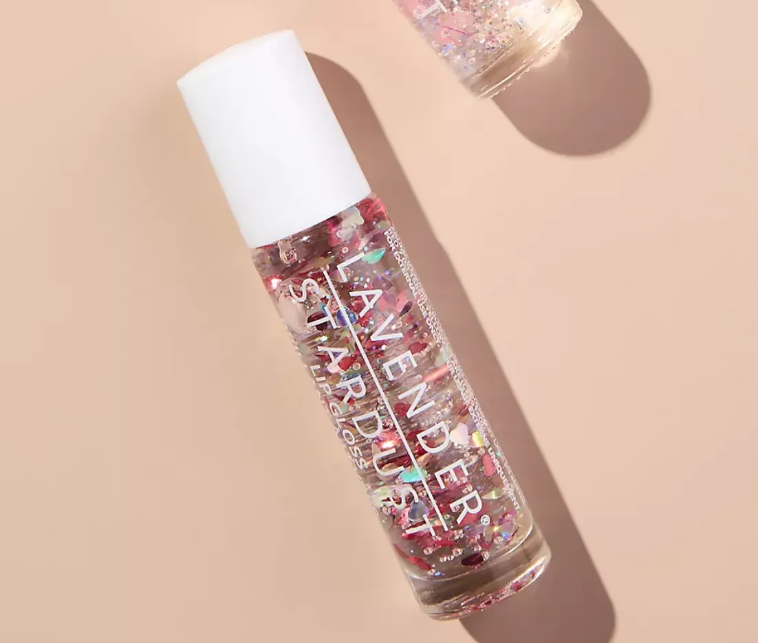 Lavender Stardust Sweetheart Roll on Lip Gloss Set