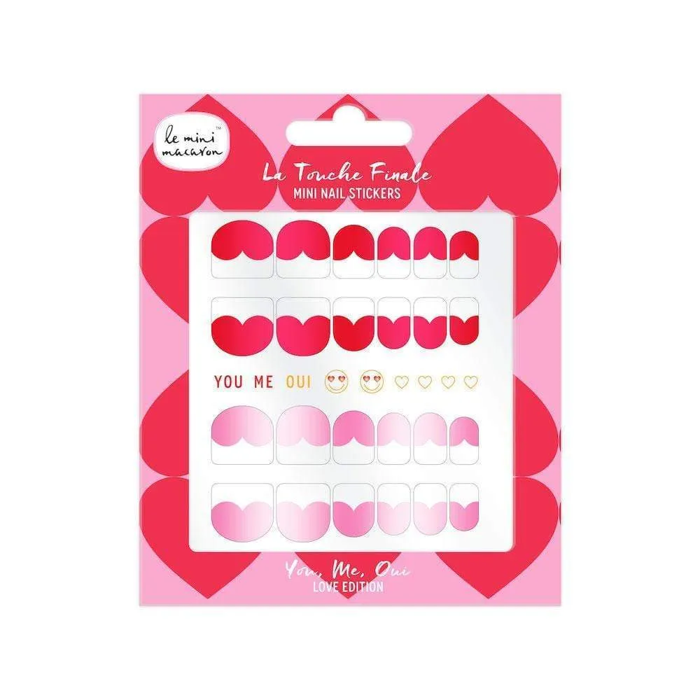 Le Mini Macaron Mini Nail Stickers - You, Me, Oui